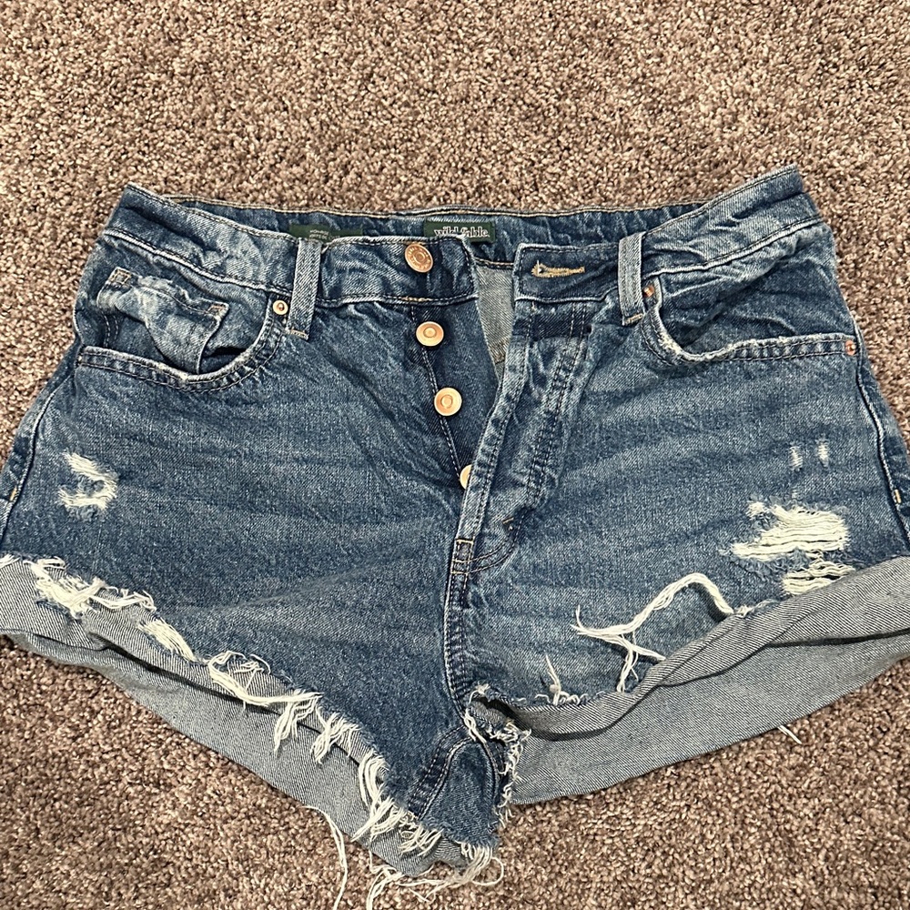 Wild Fable Distressed Blue Jean Shorts